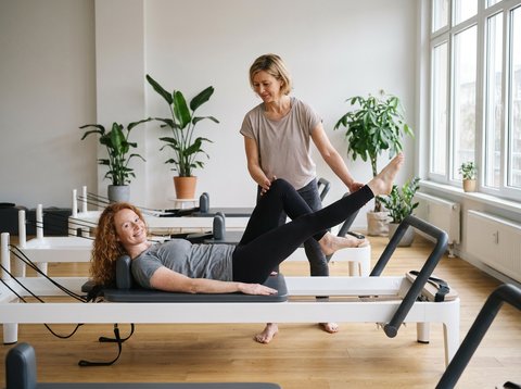 Pilates auf der Matte